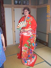 Jean in wedding kimono